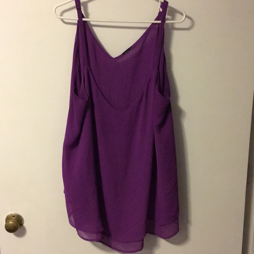 Torrid Brand Sleeveless Purple Top